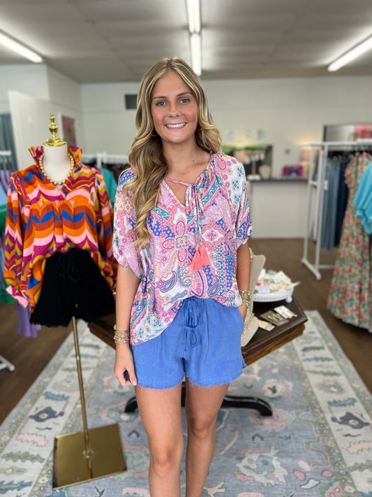 Purple Blossom Top