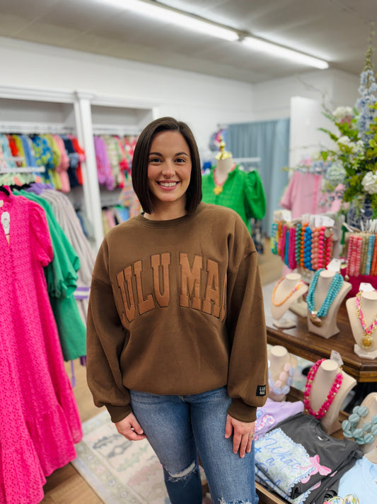 Lulu Mac Brown Sweatshirt