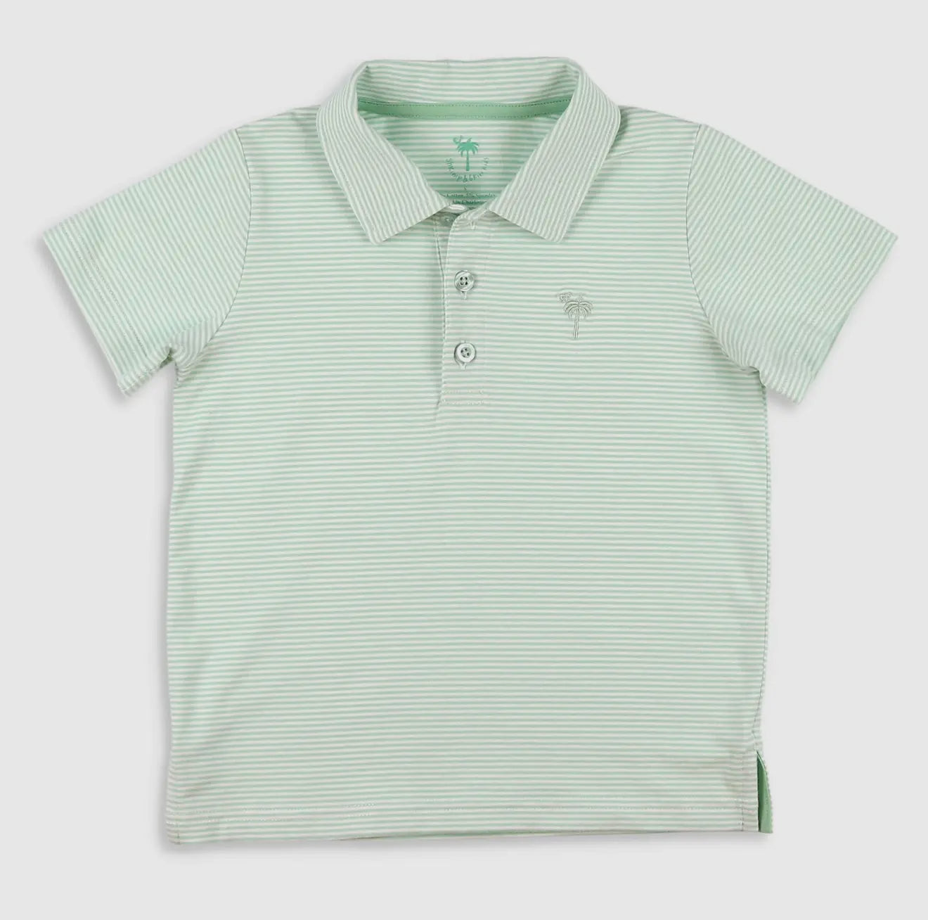 Mist Stripe Romper/Polo