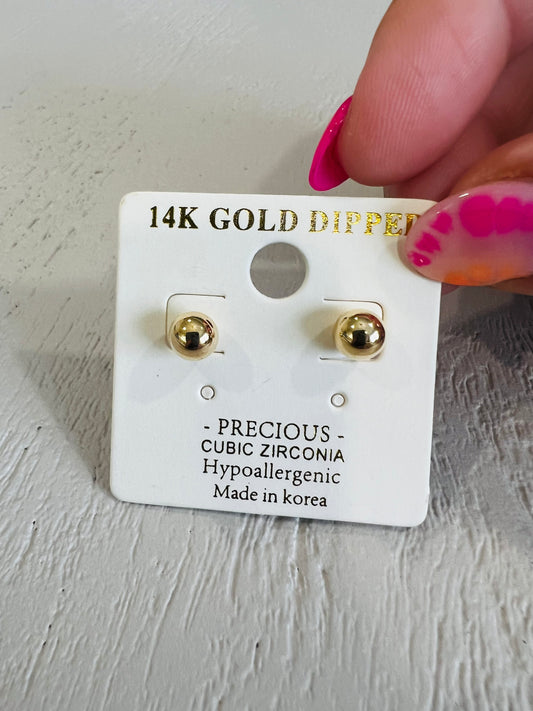 Small Gold Stud