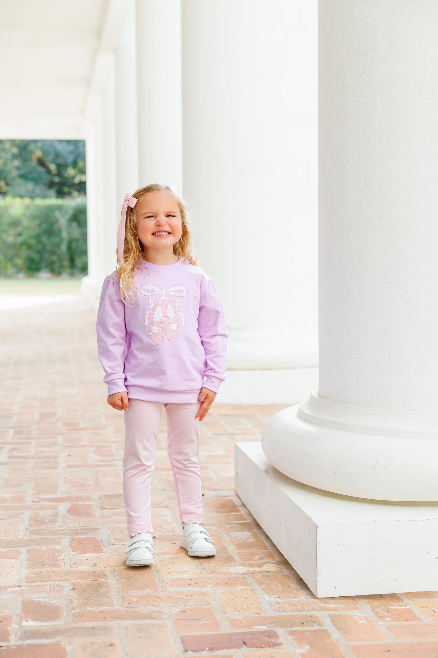 TSK French Terry Pullover-Ballet Shoes