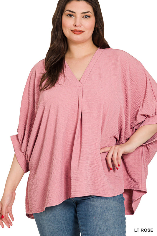 The Kiki Top Curvy- Light Rose