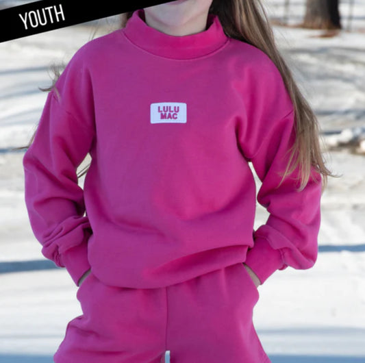 Youth Hot Pink Terry Cloth Set