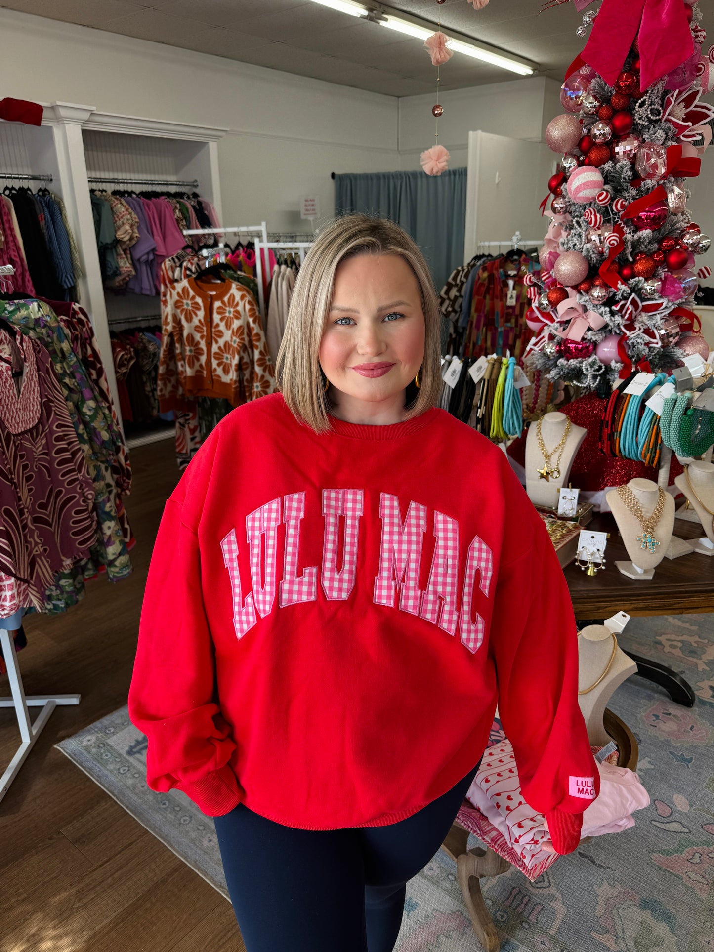 LULU MAC Red Sweatshirt