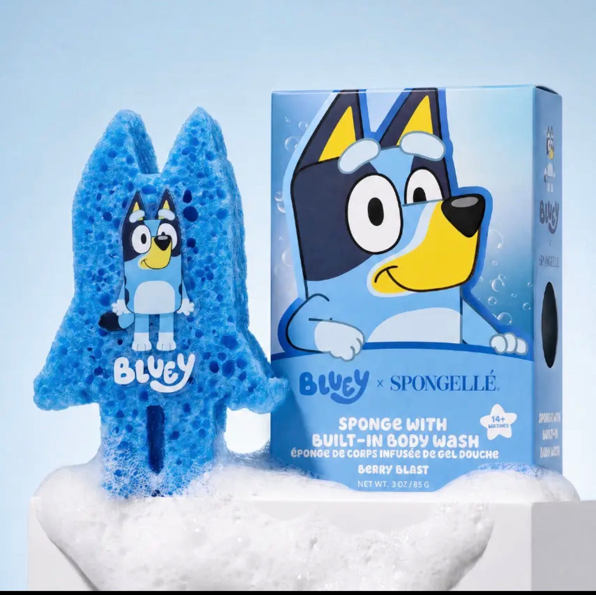 Bluey Spongelle Berry Blast Body Buffer