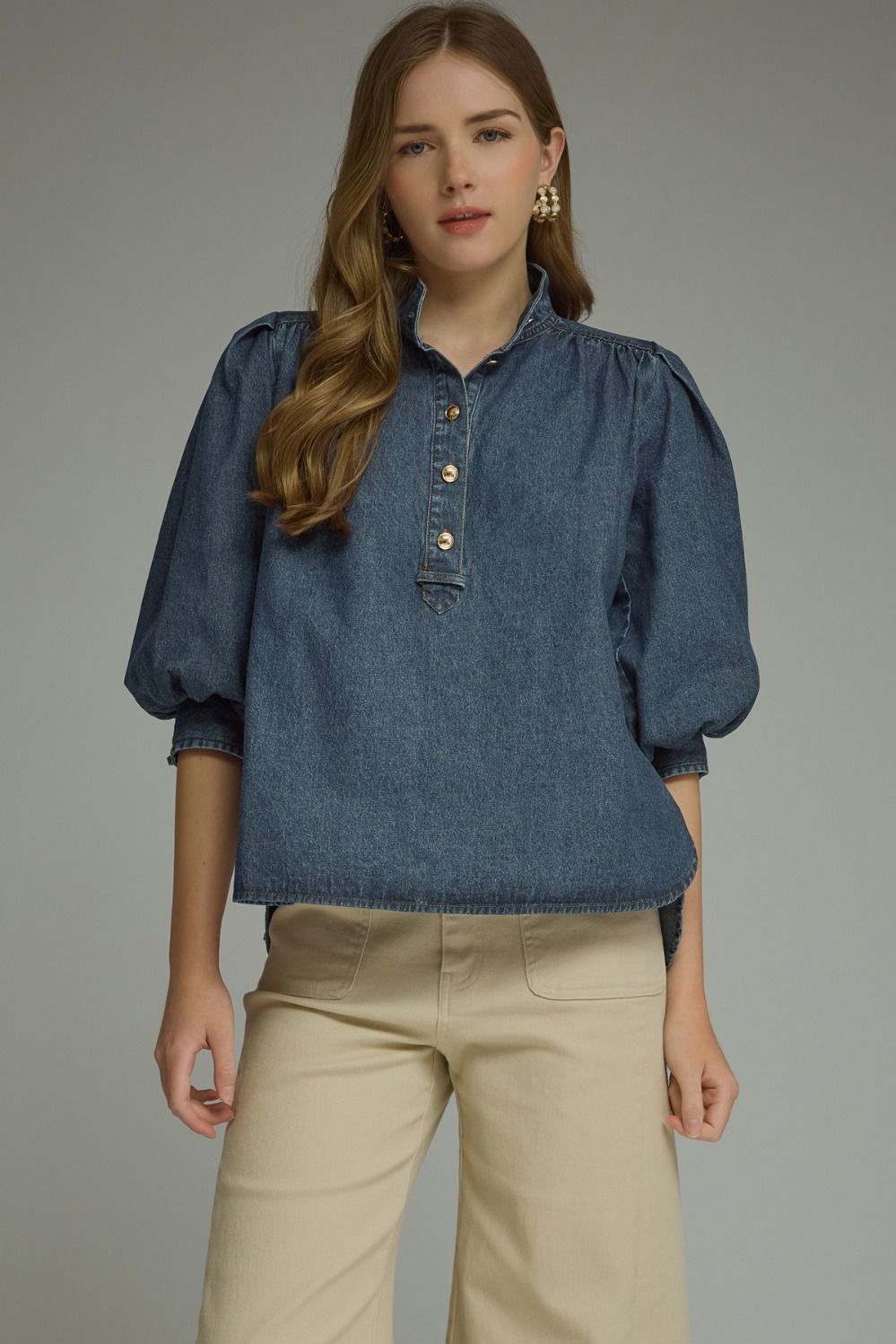 The Bailey Denim Top