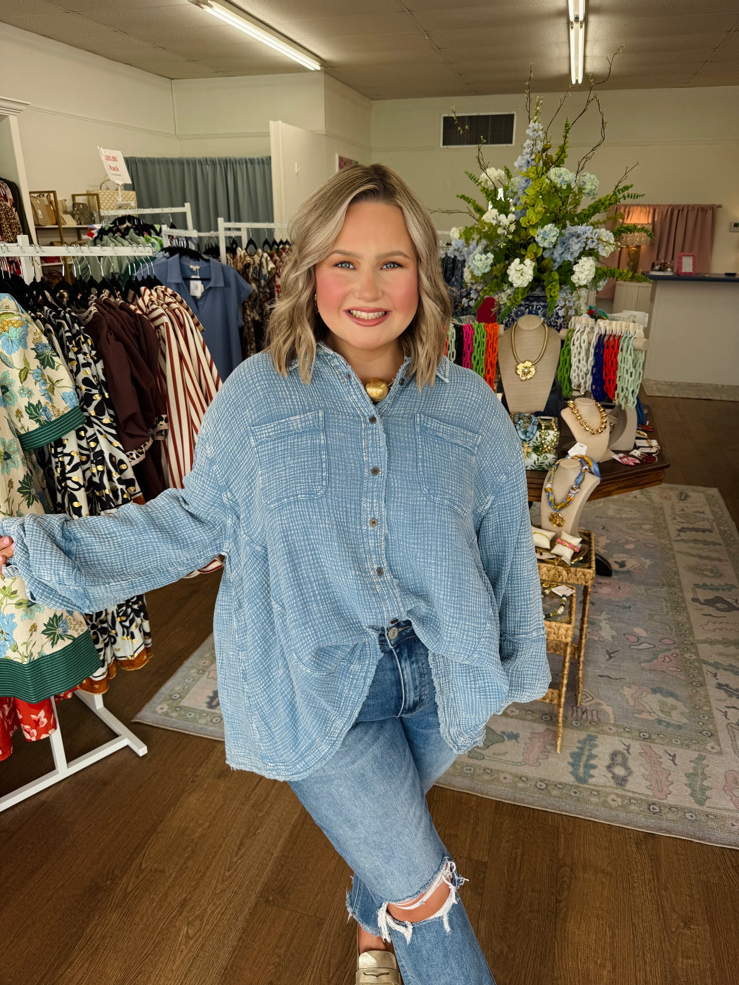 Denim Era Top - Curvy