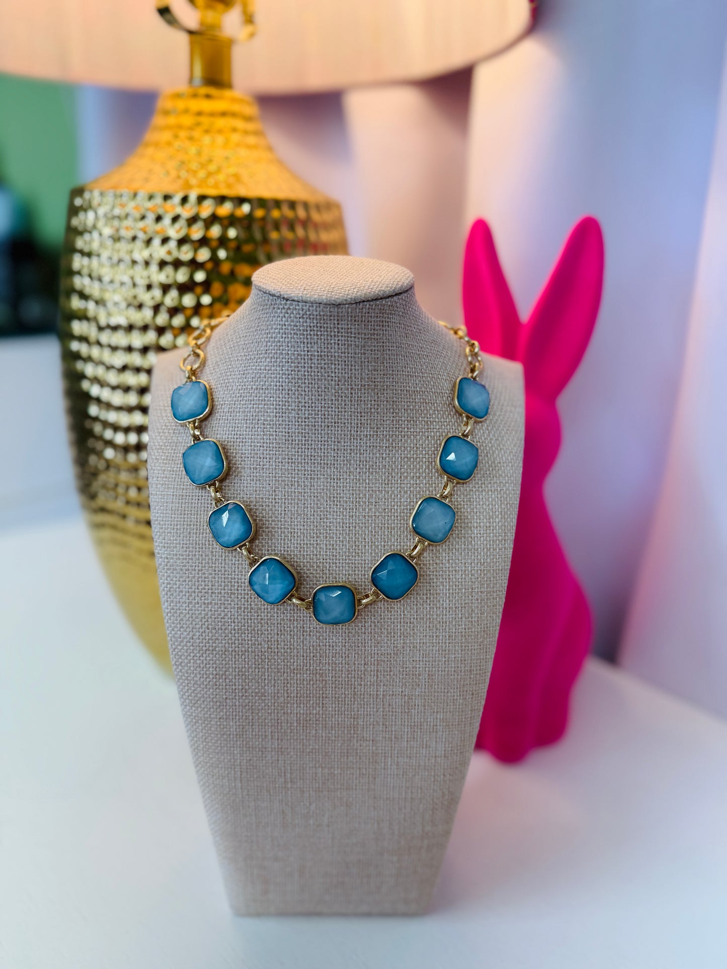 The Cassidy Necklace-Blue