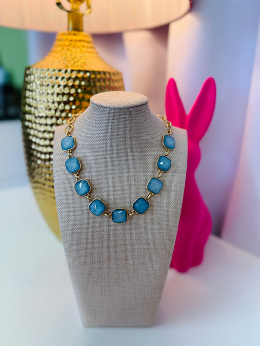 The Cassidy Necklace-Blue