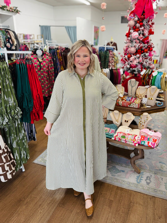 It’s All The Rage Dress PLUS-Olive