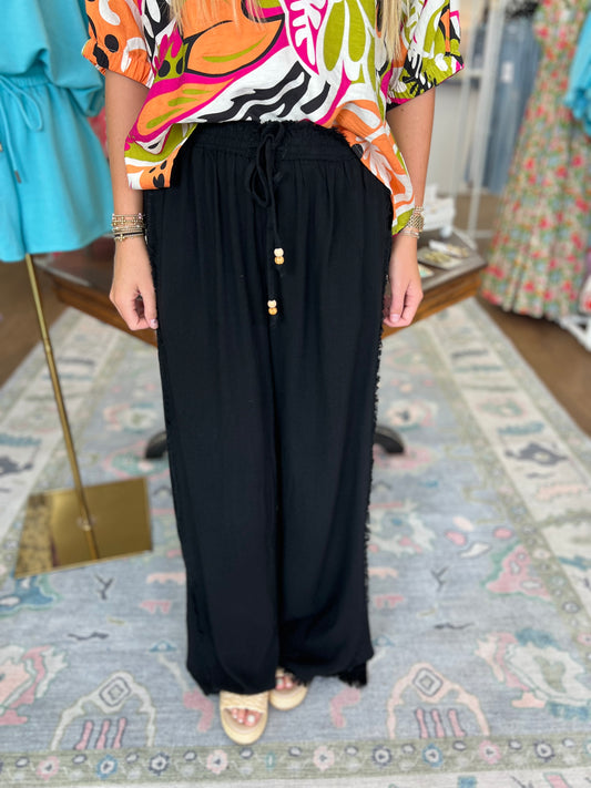 Linen Pants in Black