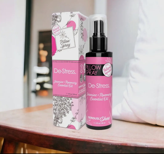 De-Stress Pillow Spray-Jasmine+Rosemary