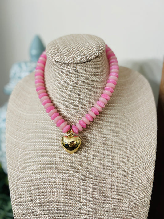 In Love Necklace-Pink