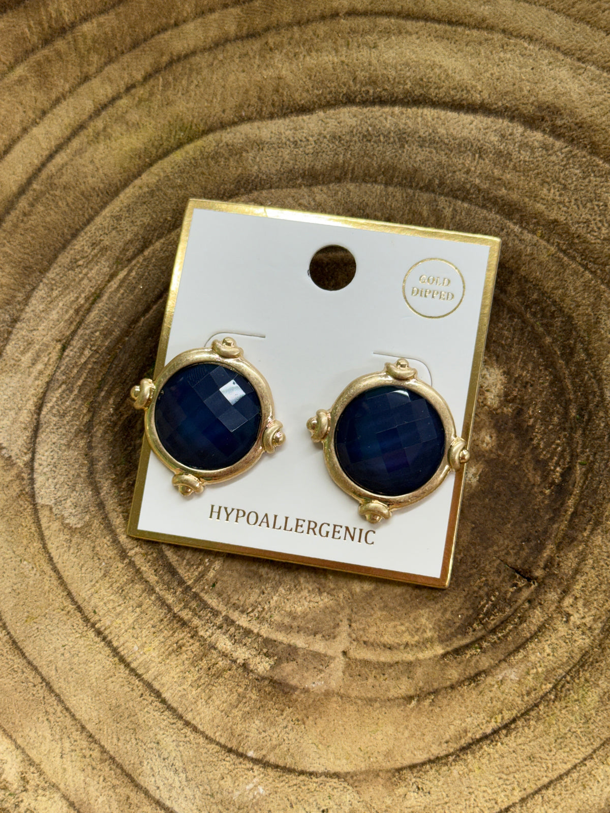 Ember Earring-Navy