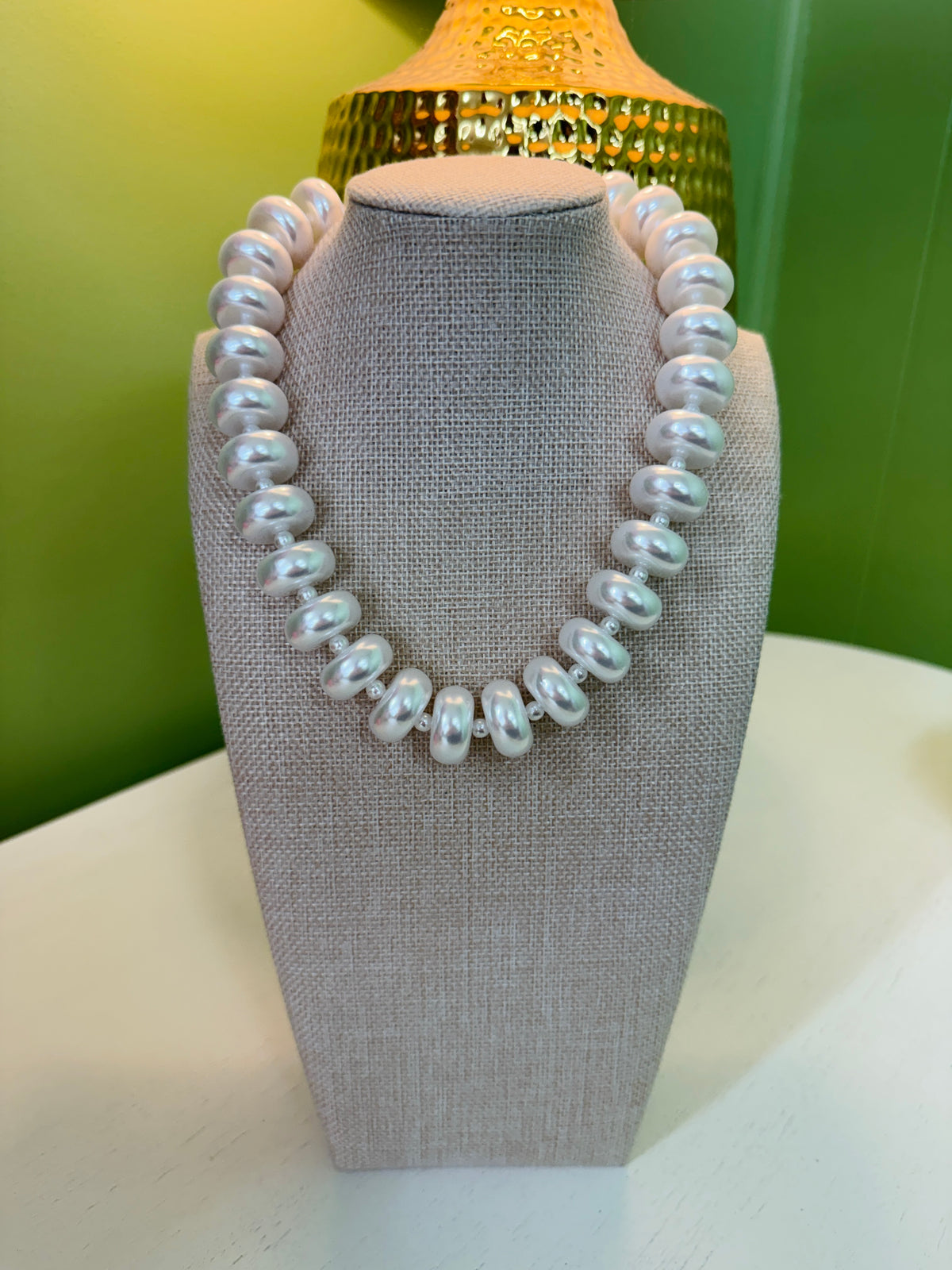 The Hanna Necklace-Pearl