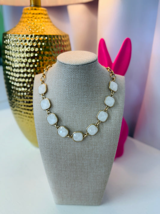 The Cassidy Necklace-White