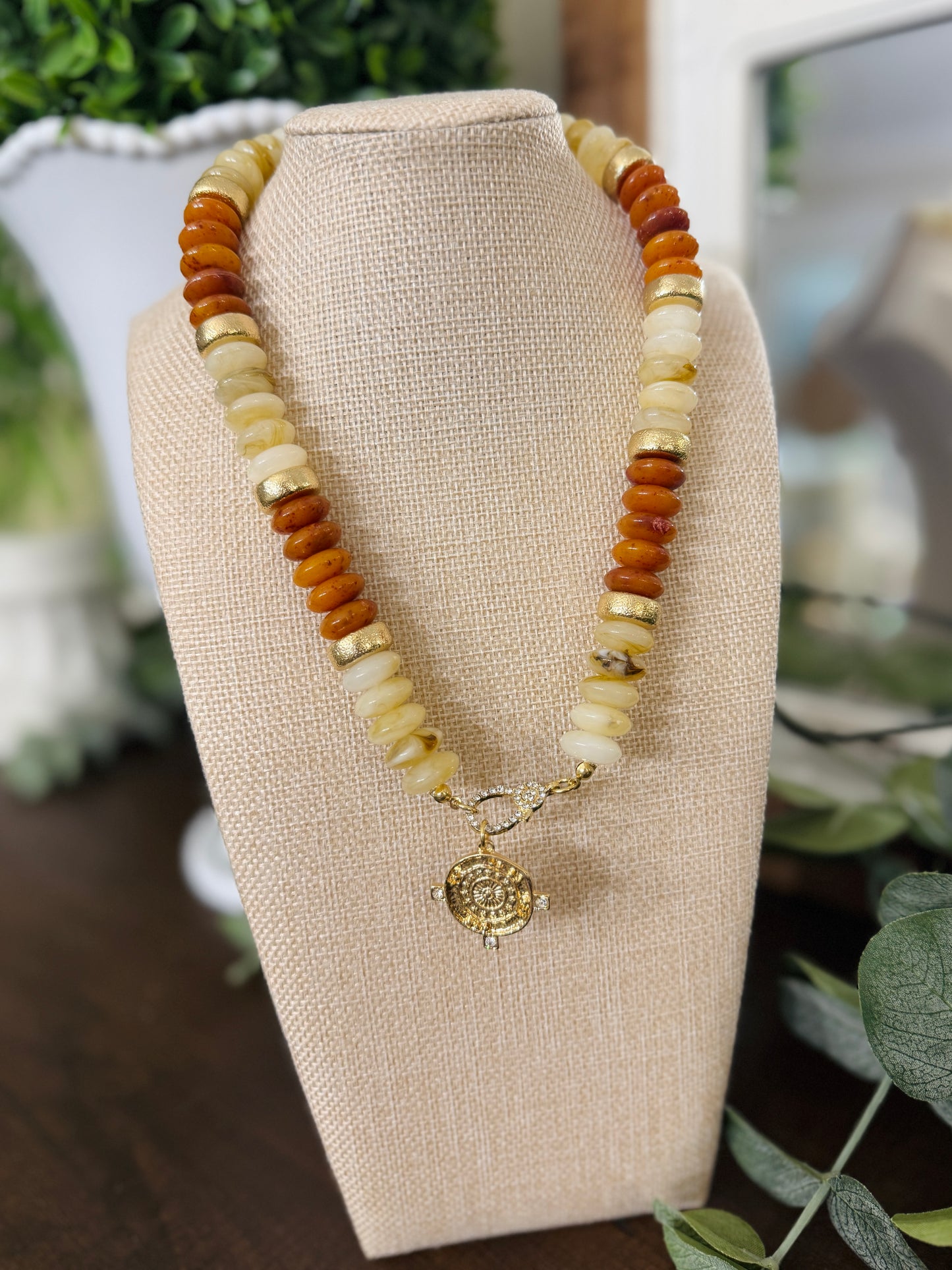 Charming Disc Necklace