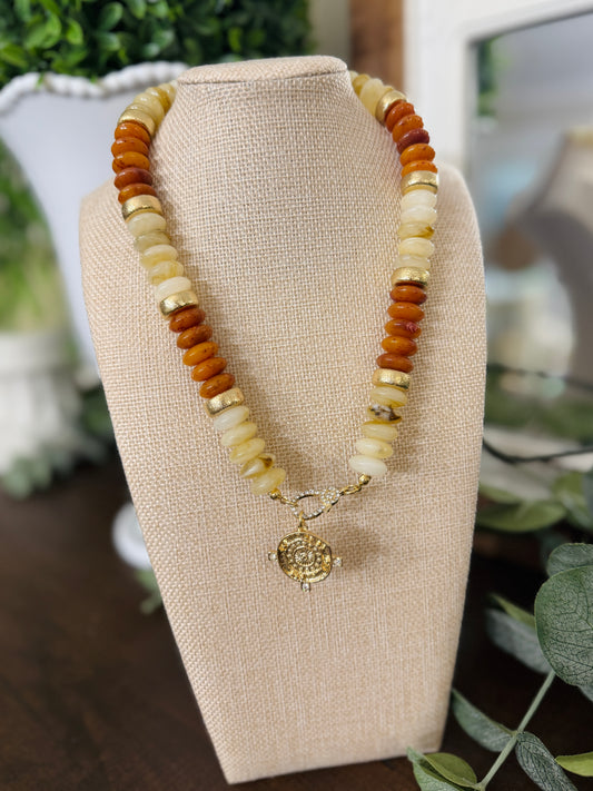 Charming Disc Necklace
