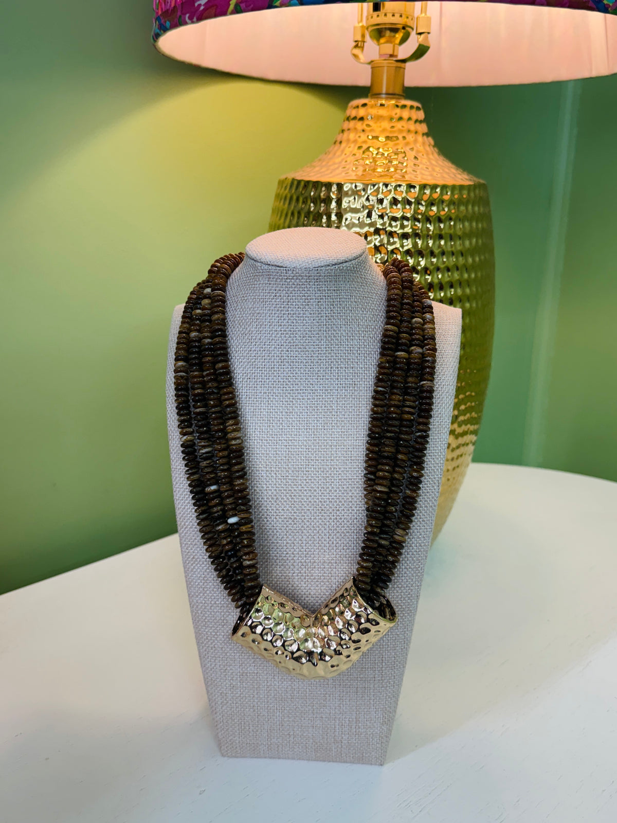 The Parker Necklace-Brown