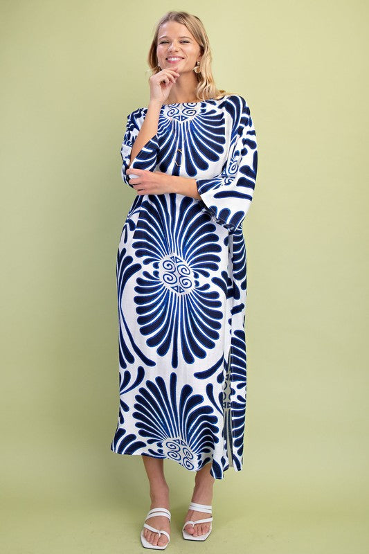 The Cobalt Blue Caftan