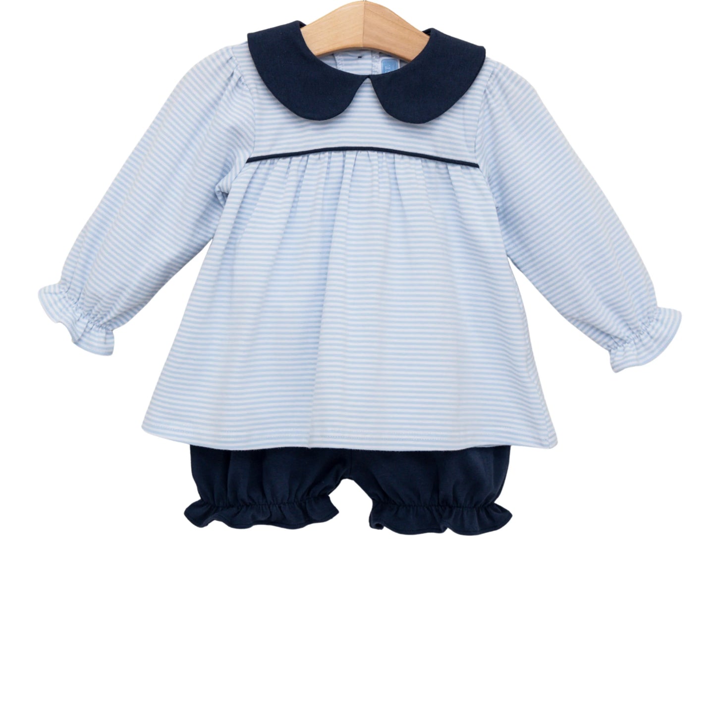 Katherine Bloomer Set-Light Blue Stripe/Navy