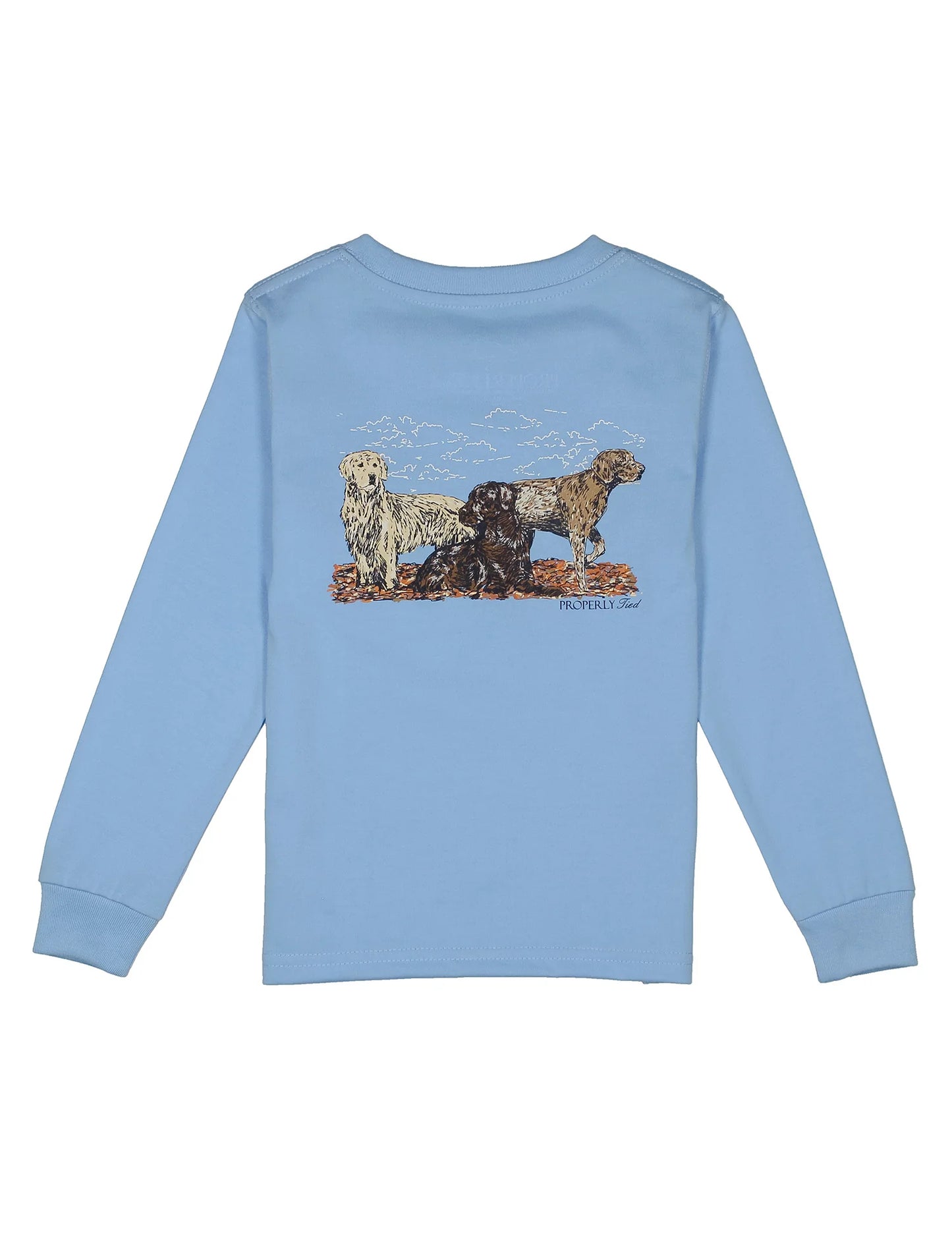 Properly Tied Hunting Dogs LS Shirt
