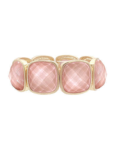 Be Jeweled Bracelet-Light Pink