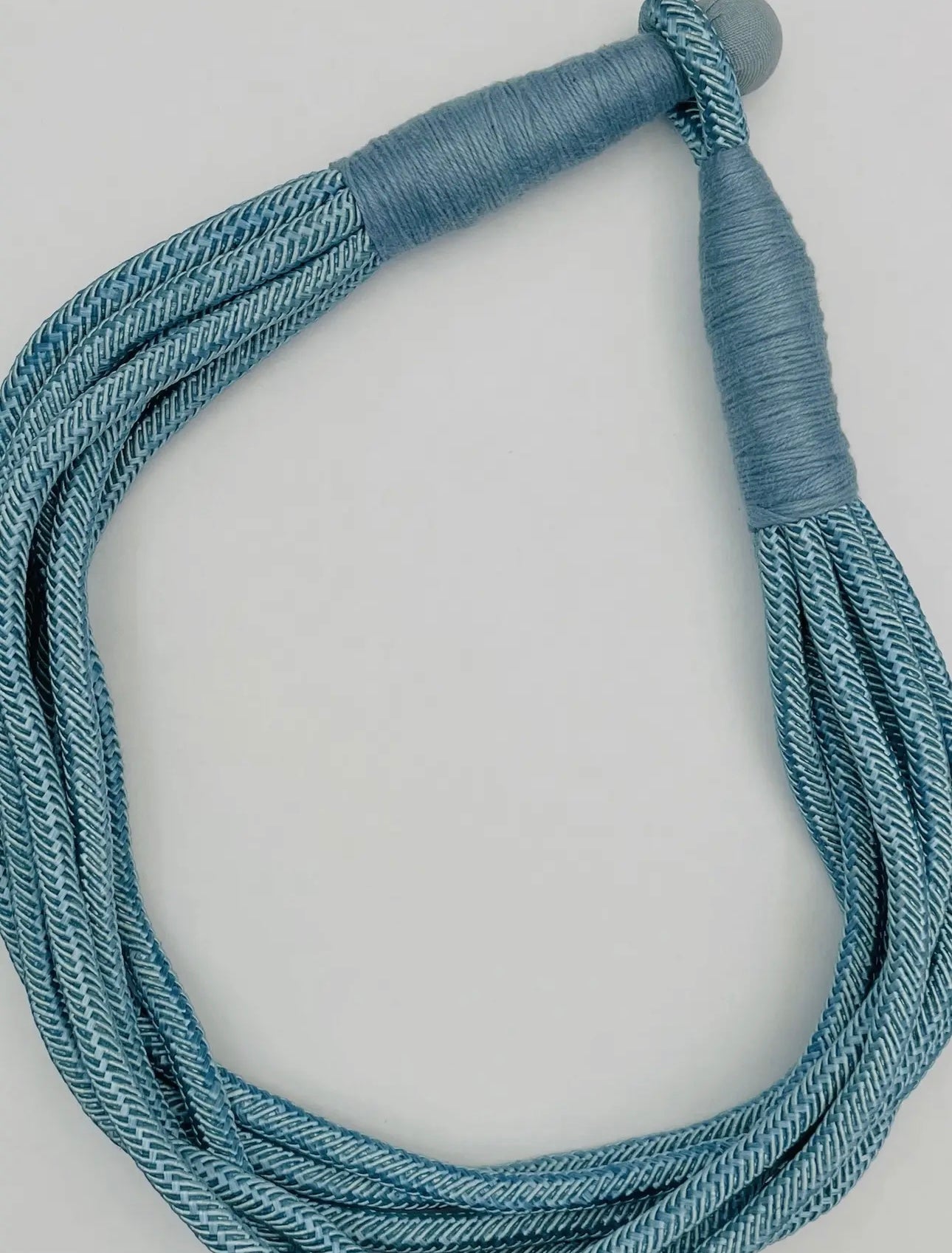 Dusty Blue Rope Necklace