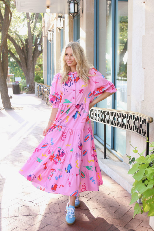 Karlie Artist Kiki Tier Maxi Dress