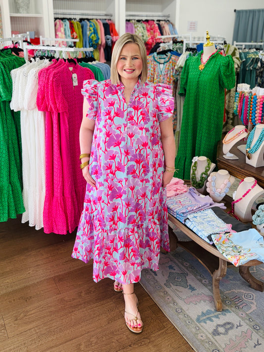 The Annie Midi Dress-CURVY