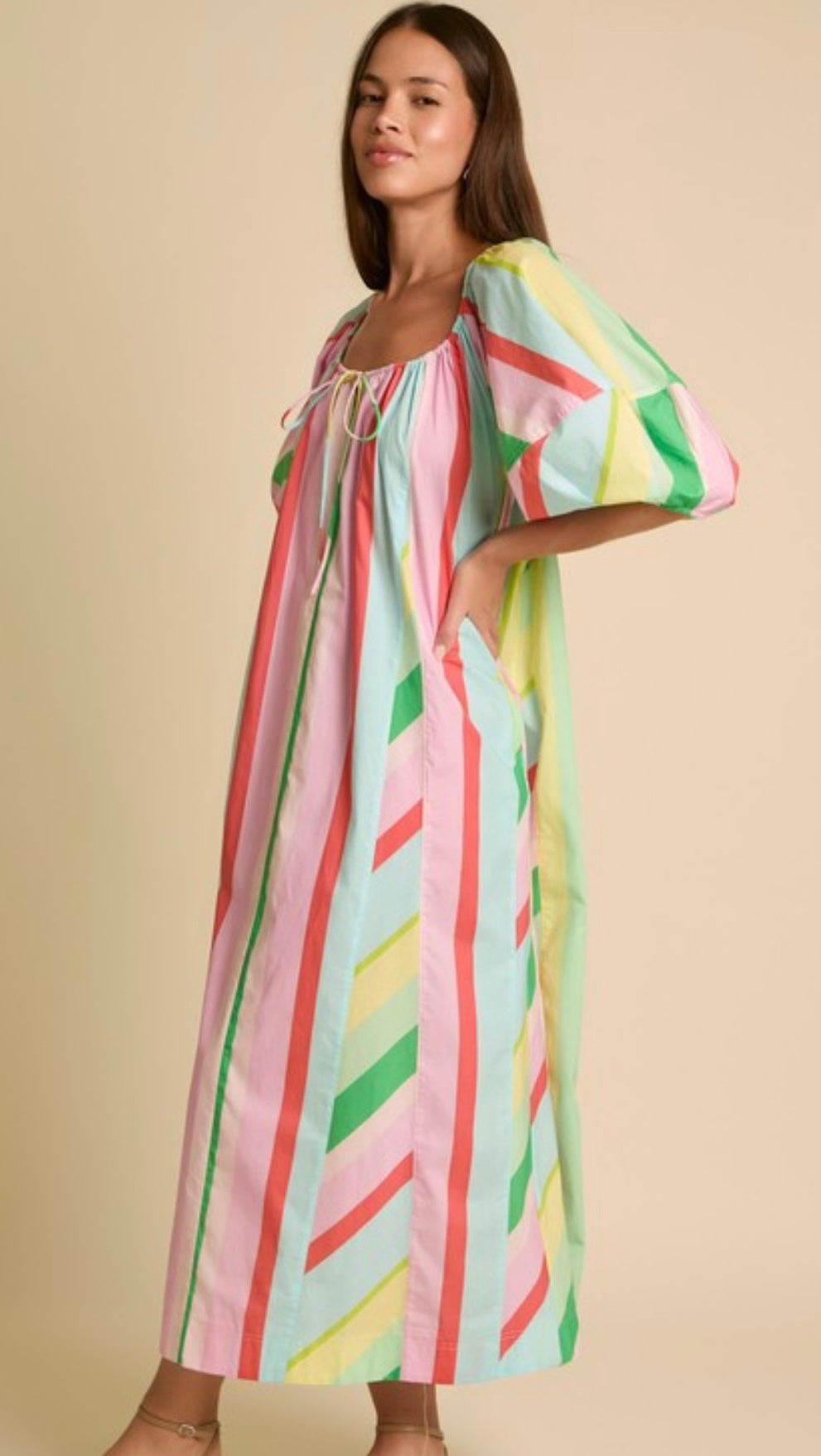 Fantastic Fawn Spring Sensation Midi Dress