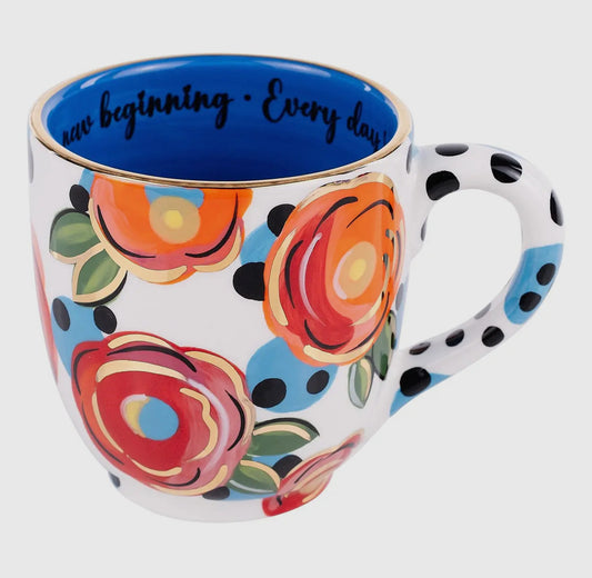 Brighten Your Day Flower Mug