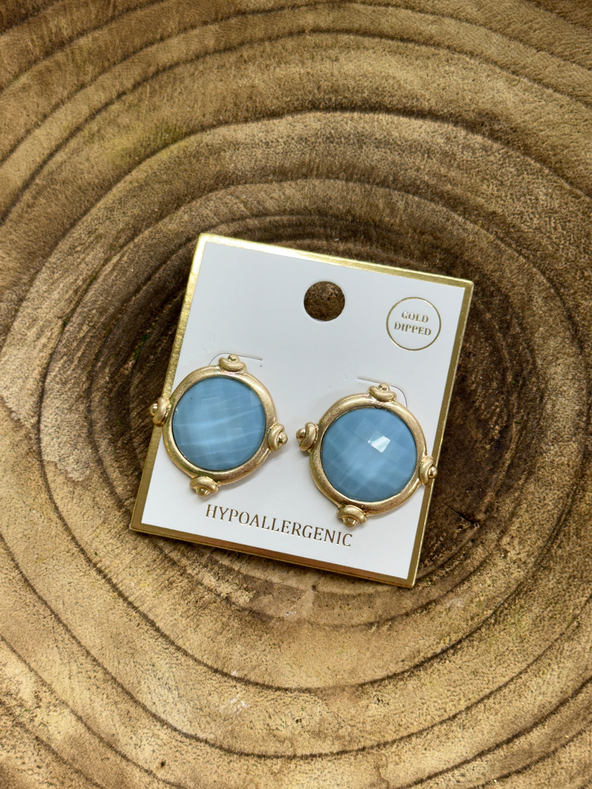 Ember Earrings-Light Blue