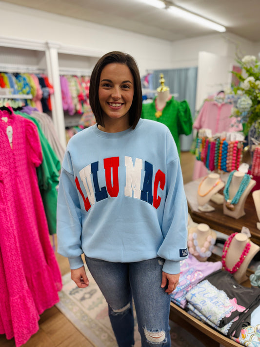 LuLu Mac Red,White, & Blue Sweatshirt