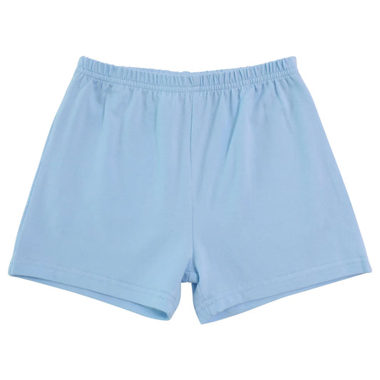 Jellybean Knit Shorts-Light Blue