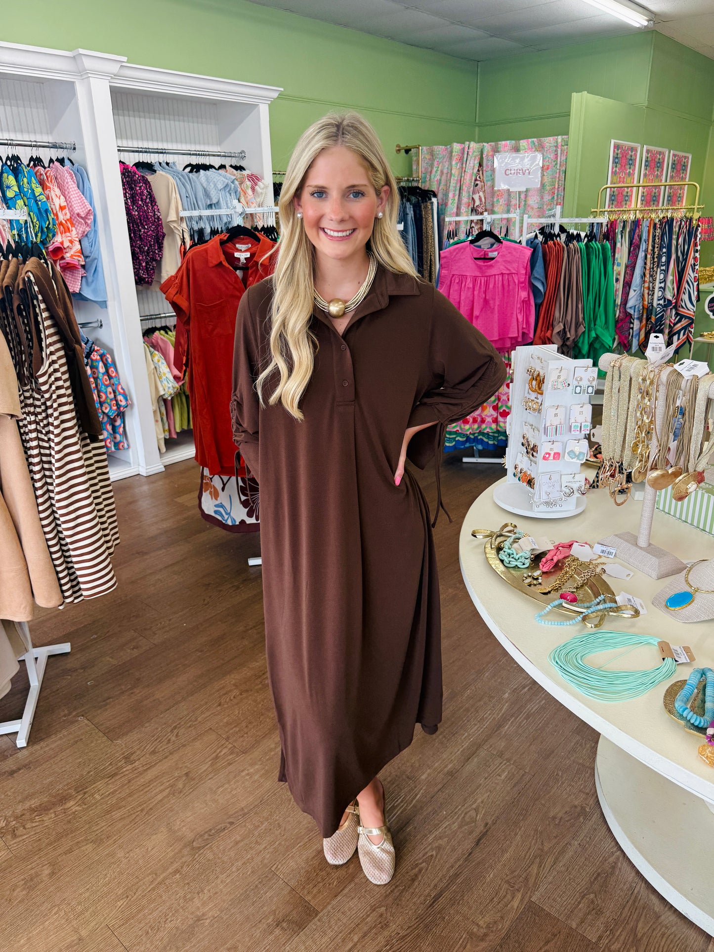 The Chocolate Midi Dress