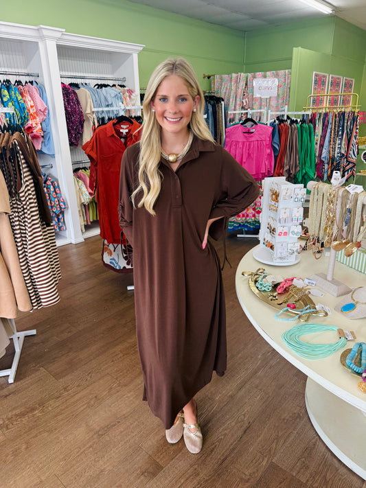 The Chocolate Midi Dress