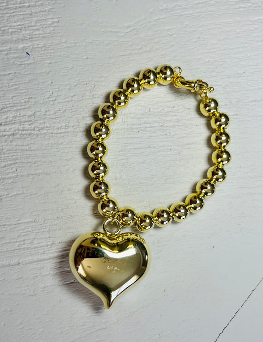 Golden Heart Bracelet