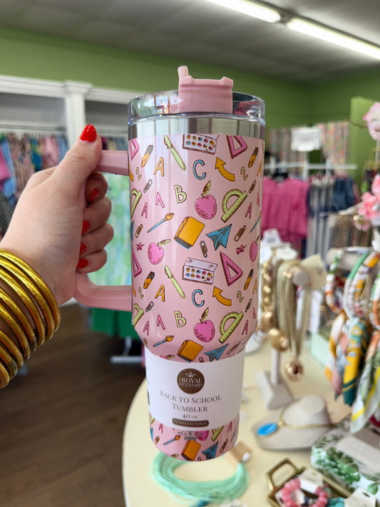 Back To School 40oz Tumbler