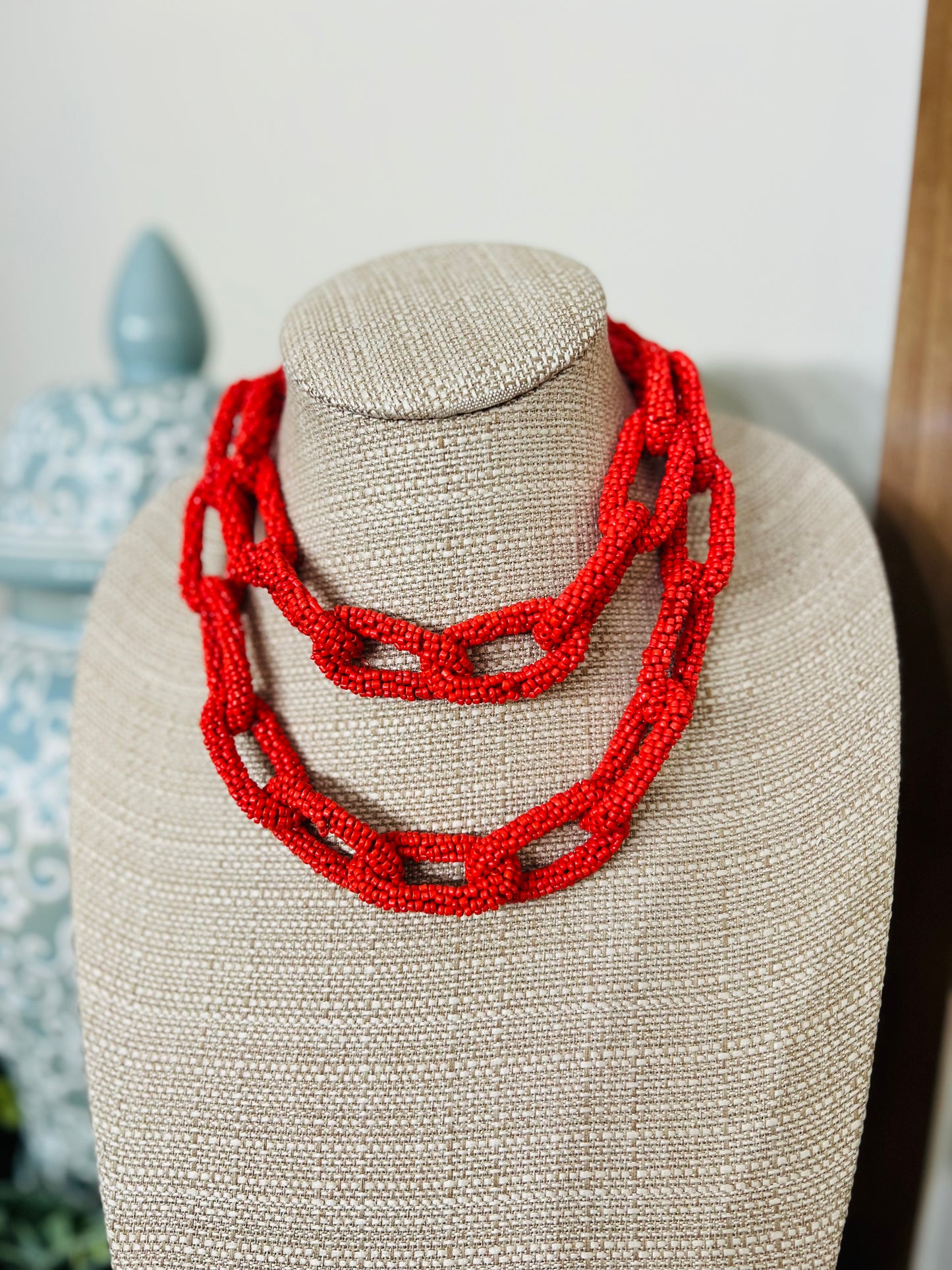 Charming Necklace-Red