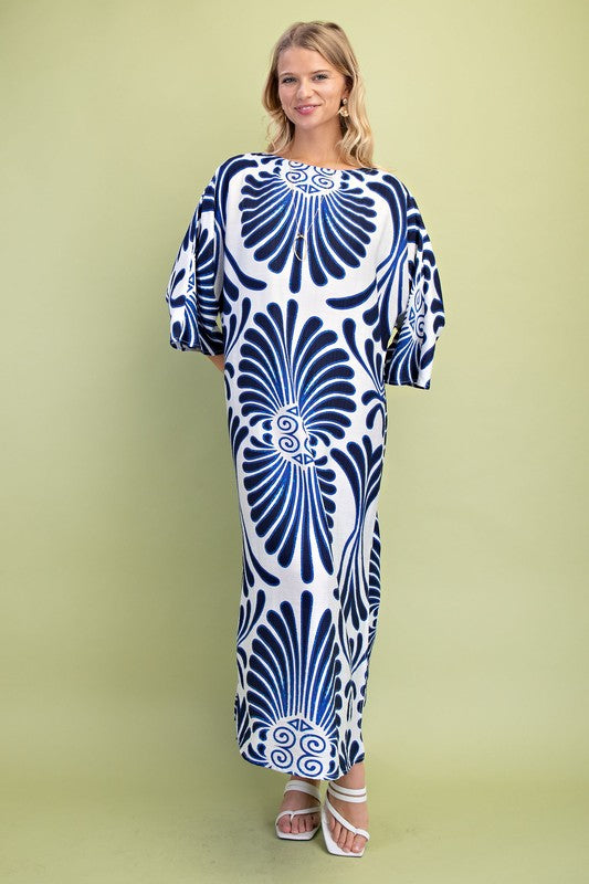 The Cobalt Blue Caftan