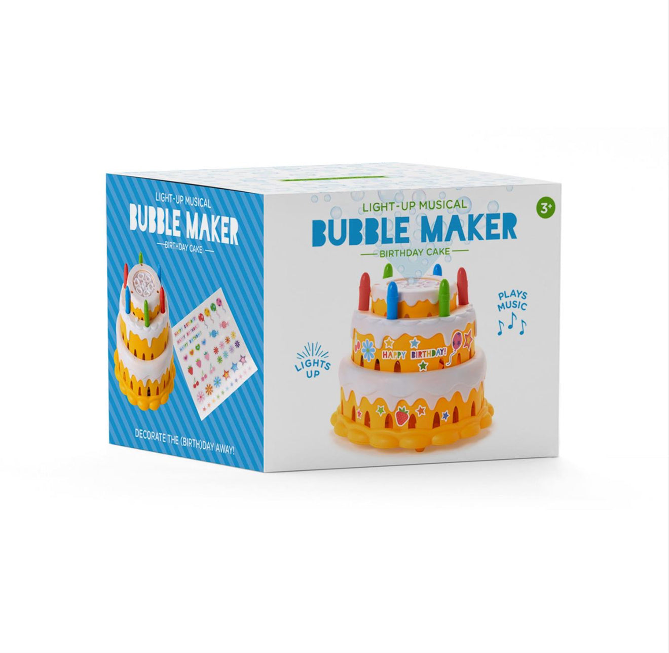 Light Up Birthday Cake Bubble Maker