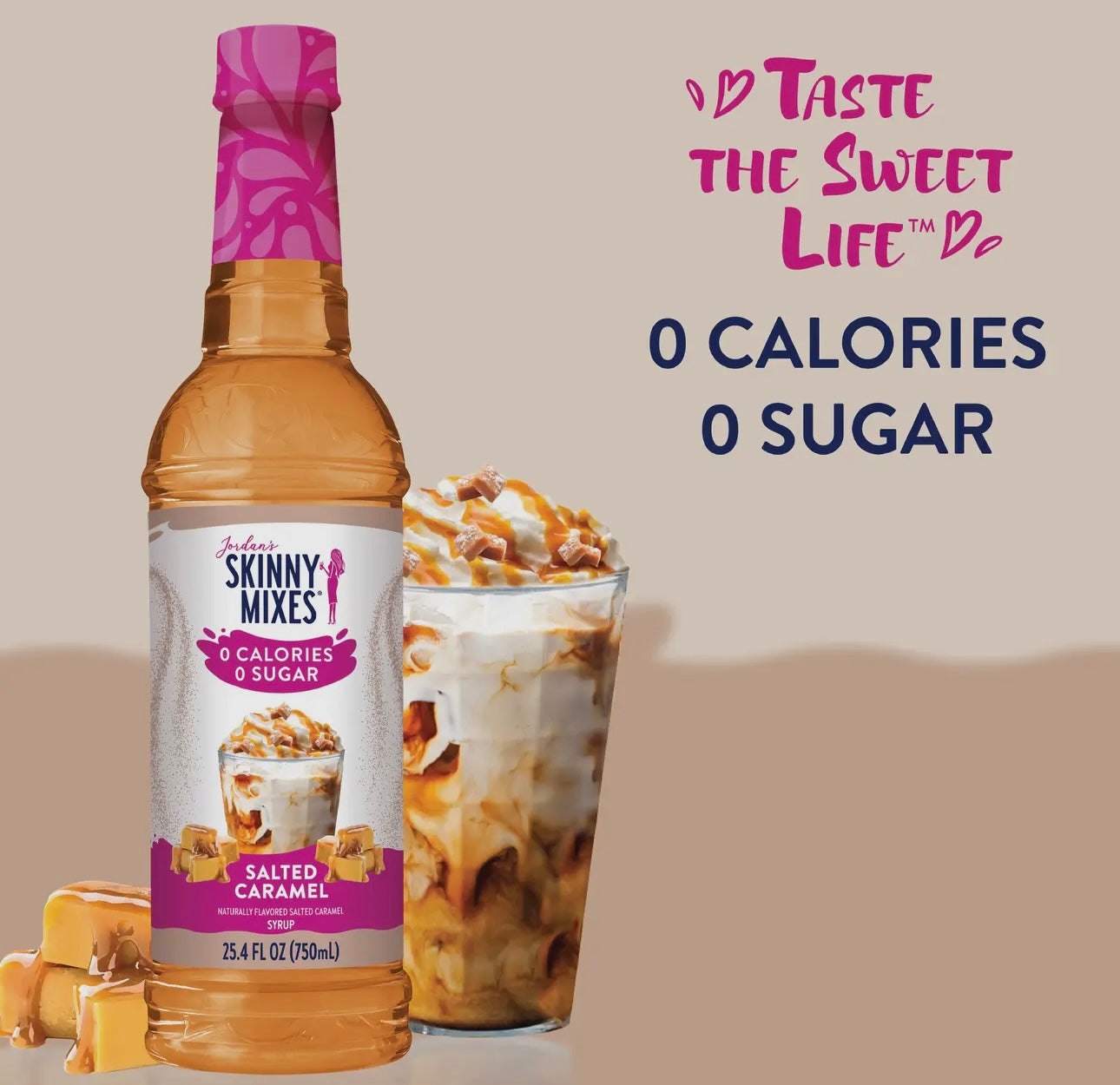 Salted Caramel Skinny Mixes Syrup