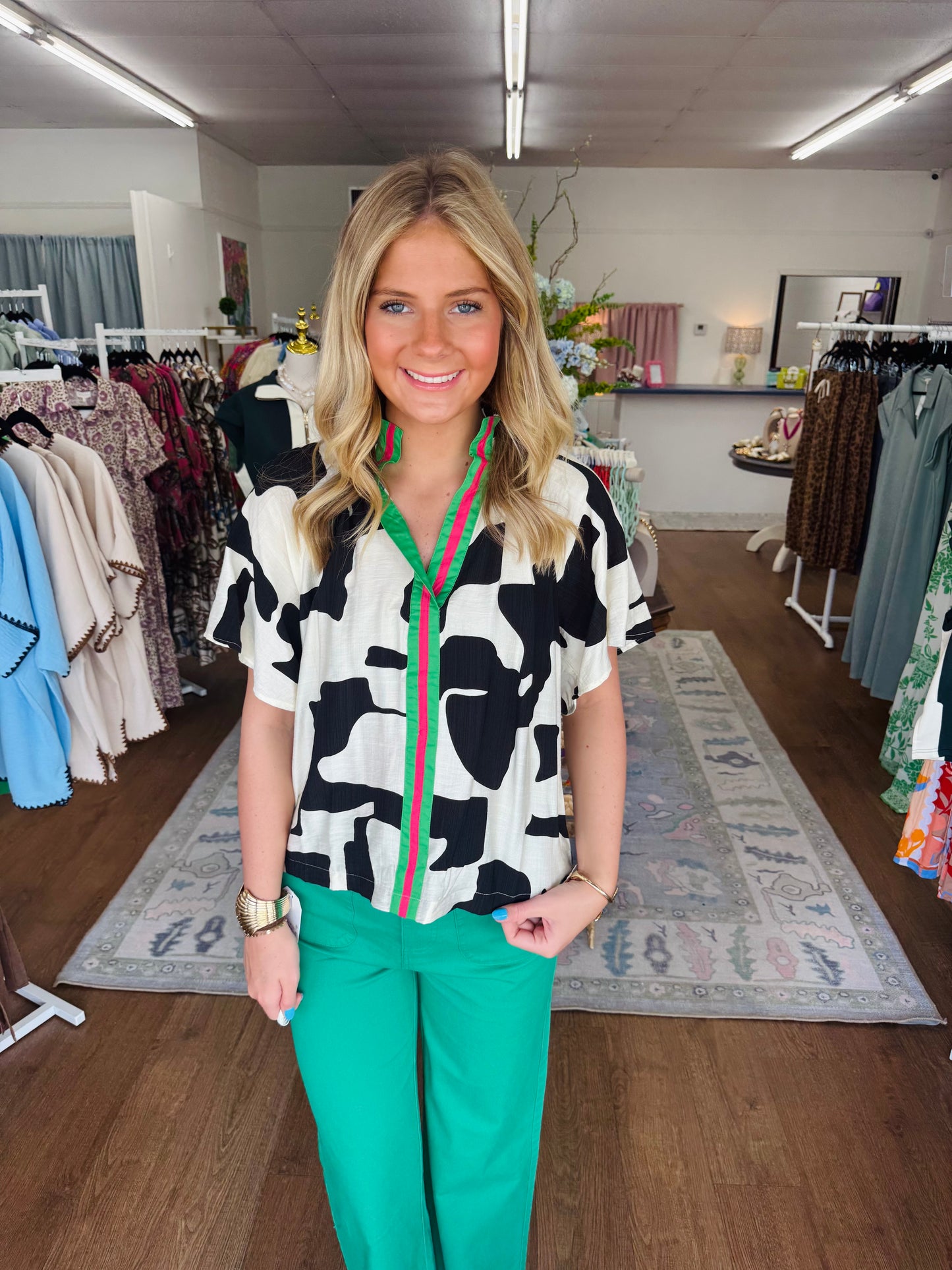 All About The Contrast Top
