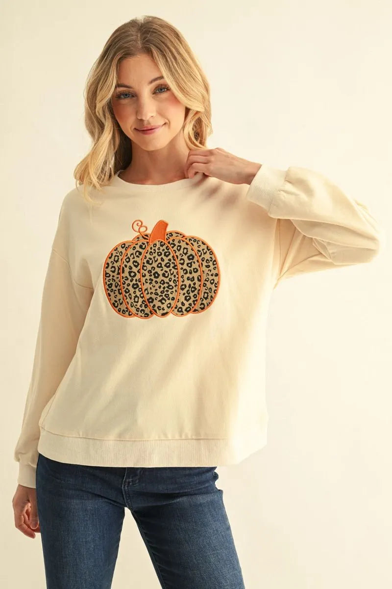 Leopard Pumpkin Top