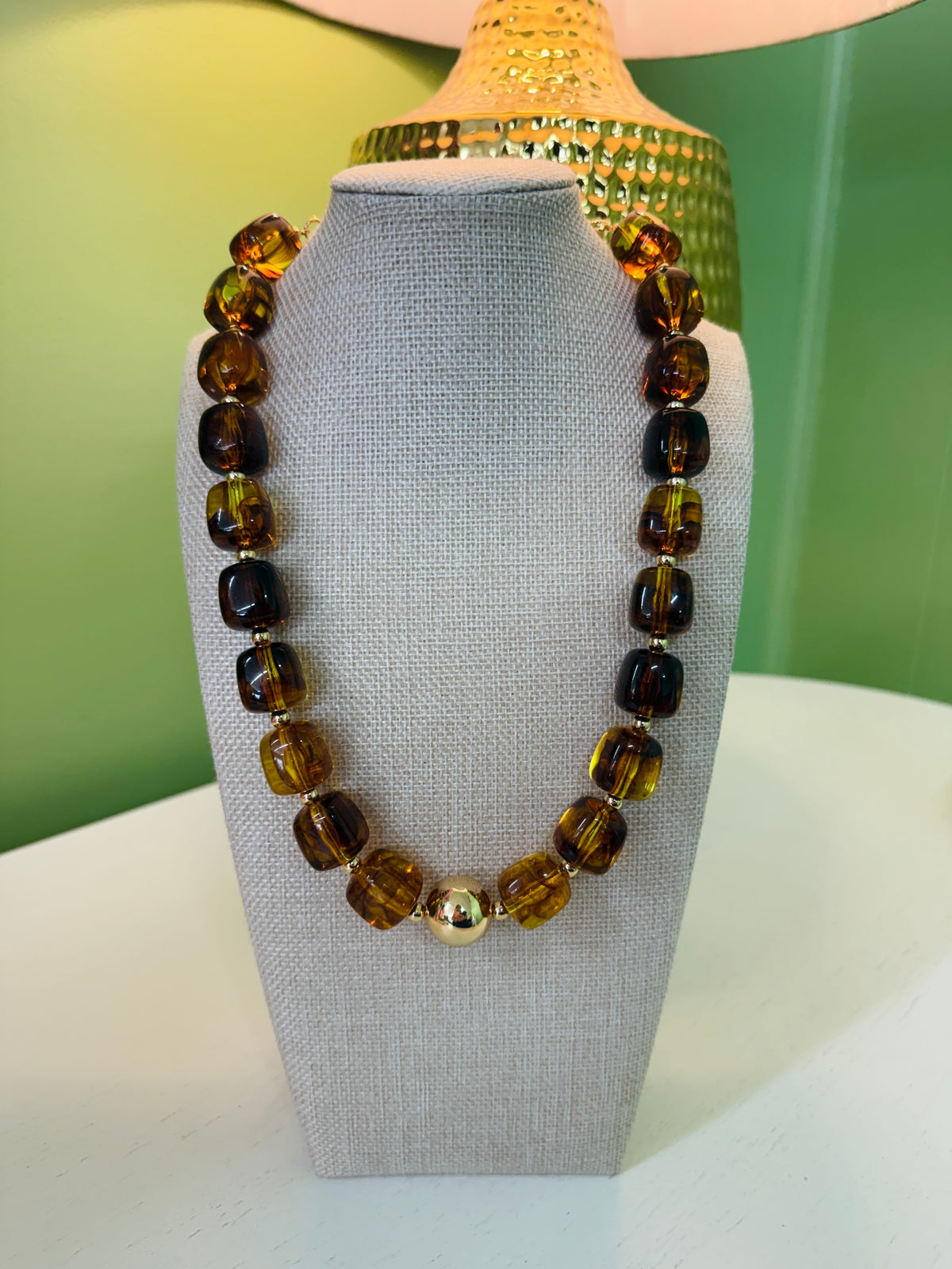 The Polly Necklace-Tortoise