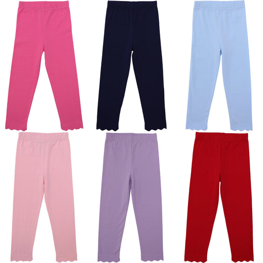 Scallop Leggings(Multiple Color Options)