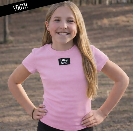 Youth Lulu Mac Baby Doll Top in Light Pink
