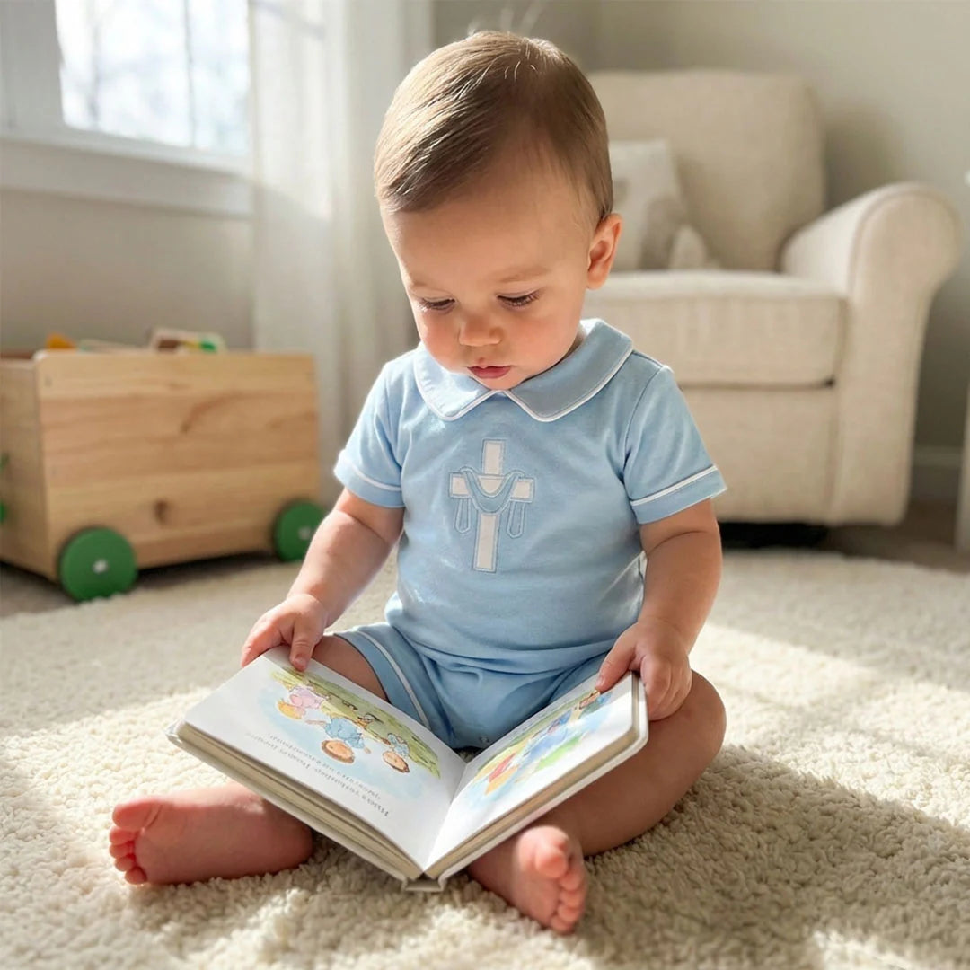 Cross Boy’s Romper