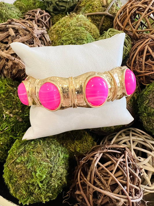 Bold & Fun Bracelet-Hot Pink